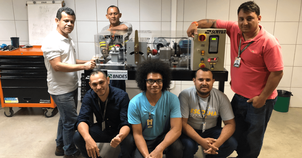 Entrega Técnica de Bancada Didática para SENAI Ceará